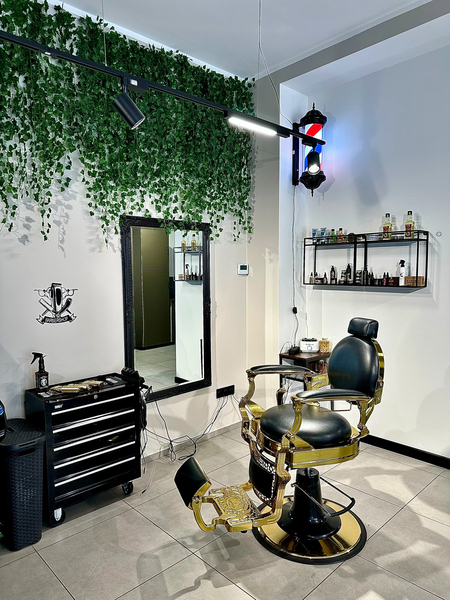 Hi Hair Barber Shop Chorzów – wnętrze salonu