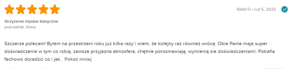 Barber poleca kosmetyki Cyrulików - Katarzyna Bodo z BARBER ROCK BODO w Radomiu – opinia barber radom