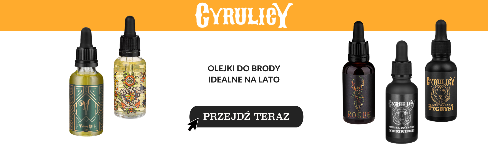 Olejki do brody Cyrulicy na lato